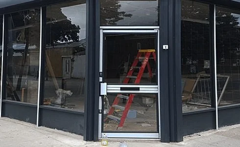 Shopfront glass